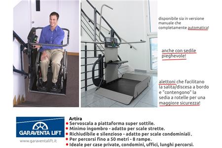 GARAVENTA LIFT - ARTIRA SERVOSCALA A PIATTAFORMA