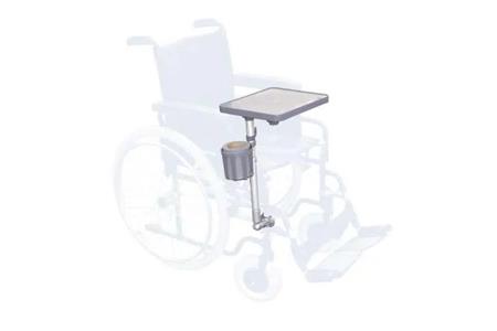 MEDILAND - TAVOLINO MOBILE PER DEAMBULATORI, CARROZZINA, SEDIA DA COMOD