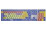 ALBAMATIC - SIMPLEKEYS BLUETOOTH - TASTIERA XL COLORATA RETR
